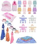 Kwitchy 56 in 1 New Born Baby Complete Daily Items Combo | Newborn Kit | Infants Products | Baby Gift | New Born Essentials (0-6 Months) Pink Moon