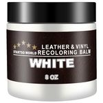 STARTSO WORLD Leather-Recoloring-Balm-Repair-Cream-Kit for Restoration White Couches, Sofa, Furniture Color Dye Restorer - 8OZ