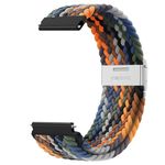 KEYSJEFF Braided Nylon Strap Compatible with Huawei Watch 4/GT 4/GT 3 46mm Band Samsung Galaxy 22mm Watch Strap for Gear S3/GTR 3 Pro/Colorfit Pro 3/Vivoactive 4/Venu 3 Band(NO Watch) (#16)