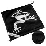 Frogger Golf Amphibian Wet/Dry Golf Towel, Black/Grey