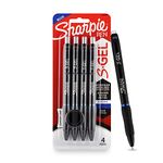 SHARPIE Blue Colour Gel Pen Set for Students| Water Proof ink for Smooth & Comfortable Writing Experience| Office Stationery | 0.5 MM |Pack of 4