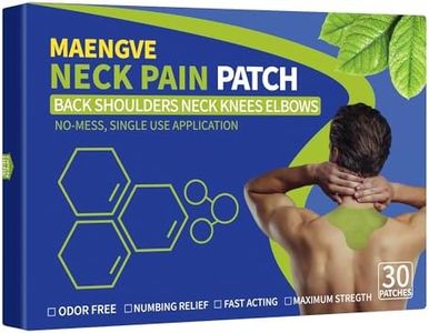 Neck Pain Relief Patches - Self-Heating Patches for Neck, Back, Wrist, Shoulder Pain Relief, Natural Ingredients, Fast-Acting-30PC