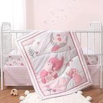 The Peanutshell Pink Elephant Crib 