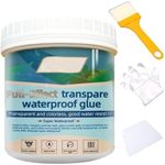 Transparent Waterproofing Glue, Multipurpose Polyurethane Waterproofing and Leakage Coating, Invisible Waterproof Agent Transparent for Roofs, Walls, Bathroom, Window Sills, Indoor Outdoor (2KG)