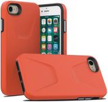 Callyue for iPhone SE 3 Case, 14ft Drop Tested, Shockproof Protection Dual Layer Case for 4.7inch iPhone SE 2022/3rd/2020/2nd gen and iPhone 7/8, Orange