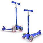 3 Wheel Scooters for Kids, Kick Scooter for Toddlers 3-8 Years Old, Boys and Girls Scooter with Light Up Wheels, Mini Scooter for Children