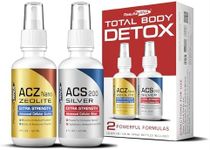 Results RNA – Total Body Detox Extra Strength System – ACS 200 Silver & ACZ Nano Zeolite help to Detoxify & Boost Immunity (4 oz - 60 day)