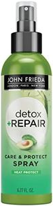 John Frieda Detox and Repair Care & Heat Protect Spray, Styling Spray for Dry and Tangled Hair, 200 ml