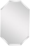 Spancraft Glass Octagon Beveled Mirror, 20" x 30"