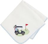 Mud Pie Kids Golf Quilted Blanket; 34" x 28"