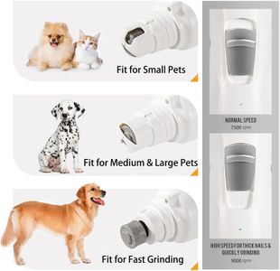 Pet Nail Grinder with LED Light – 2-Speed Electric Trimmer