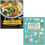 The Diabetes Weight-Loss Cookbook By Katie Caldesi, Giancarlo Caldesi & Type 1 and Type 2 Diabetes Cookbook By Vickie De Beer, Kath Megaw 2 Books Collection Set