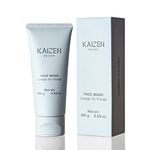 Kaizen Seven Face Wash for Men | Made in Japan | Premium Rich & Refreshing Lather with Moroccan Clay, Licorice Root, Konbu from Hokkaido Japan