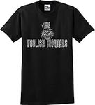 Utopia Sport Foolish Mortals Haunted Mansion T-Shirt (S-5X) (Large, Black)