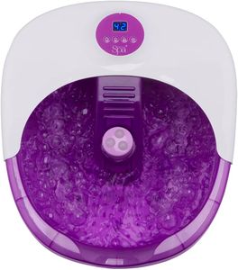 Sensio Foot Spa Massager – Heated Bubble Bath with Massage Rollers