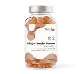 Collagen Complex - 90 Natural Pineapple Flavour Chewable Gummies - One Per Day Hydrolysed Collagen with Biotin, Vitamin C and Selenium - Three Months Supply – Healthy Skin and Hair for Men and Women