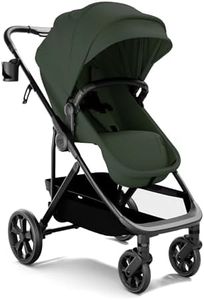 Mompush Wiz Pro 4-in-1 Baby Stroller with Bassinet Mode, Full-Size All-Terrain Premium Stroller from Newborn to Toddler, Snack Tray Included for Easy Feeding & Travel, Lay-Flat in Seconds