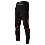 FXR Pyro 21 Mens Thermal Base Layer Pants Black/Orange XL