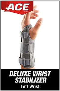ACE Brand Carpal Tunnel Wrist Stabilizer, Wrist Support for Carpal Tunnel, Adjustable Wrist Brace with Memory Foam Palm, One Size Fits Most