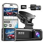 REDTIGER Dash Cam Front Rear, 4K/2.5K Full HD Dash Camera for Cars, 32GB Card Included, Built-in Wi-Fi GPS, 3.18” IPS Screen, Night Vision, 170°Wide Angle, WDR, 24H Parking Mode(F7NP)