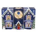 NIVEA Advent Calendar 2024, Women's Gift Set Includes Moisturiser, Face Masks, Lip Balms, Body Cream, Shower Gel, Anti-Perspirant, and More, Complete Skincare Set