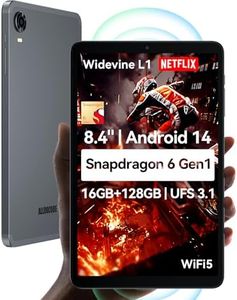 Snapdragon 6Gen1 Tablet 8.4" ALLDOCUBE iPlay60 Mini Turbo, Android 14 Tablet, 4K Video Decoding 1920x1200 FHD,Widevine L1, Dual Speakers 6 Axis Gyro, 16GB+128GB+1TB TF UFS3.1, 5MP/13MP, PD18W WIFI5