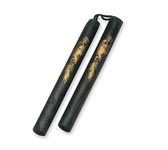 MAR INTERNATIONAL Training & Sparring Nunchucks and Training for Martial Artist & Collectors (Foam with Chain)