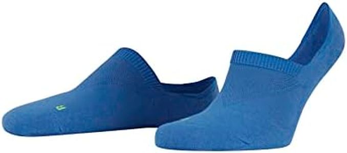 FALKE Unisex Cool Kick No Show Socks, Breathable, Cooling Effect, Polyester, Low Cut, Non Slip Heel Grip, Coolmax, Blue (Og Ribbon Blue 6318), 10.5-11.5, 1 Pair