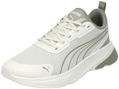 PUMA , Unisex-Adult, SkyVolt, Warm White-Sage Frost-Lux Army, Sneaker, 6UK, (30927605)