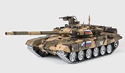 Haya Heng long Radio Remote Control 1/16 RC Tank T90 Platinum 6.1 version Metal Tracks/Gearbox / 12 x Metal Road Wheels -Officially Licensed to