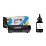 proffisy 303 Toner Cartridge for Canon 303 CRG 303 Toner Cartridge for Canon LBP 2900, LBP 2900B, LBP 3000 (303 Easy Refill Toner Cartridge + 1 Bottle 100g 303 Toner Powder)