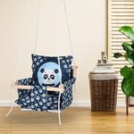 Windson Craft®Swing for Kids | jhula for Kids | jhula for Baby | Baby Swing Hanging Indoor Outdoor | Baby Garden Swing with 1 Swing & 2 Pillows, (6 Months to 4 Years) (Up to 25 kg) (Baby Swing - B)