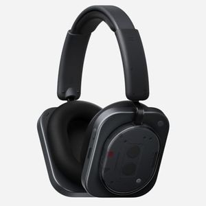 Nothing Headphone (1) Hybrid Active Noise Cancelling Headphones, Wireless Over-Ear Headphones with 6 Mics, 80Hrs Playtime, Hi-Res Audio, KEF-Tuned, Spatial Sound, Comfort Fit & Fast Charging Black