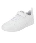 Puma Unisex-Kids Rickie AC PS, White-White-Glacier Gray, Sneaker - 13UK (38583601)