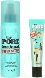 Benefit Prime & Set Pore Pack 2 Pcs Set (0.74 Ounce Pore Primer + 4.0 Ounce Setting Spray)