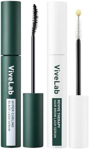 ViveLab Lash Essentials Duo - AM/PM Lash Enhancing Serum, Prostaglandin-Free, For Longer, Fuller-Looking Lashes (0.27 fl oz & 0.35 fl oz)