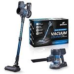 BRITECH Cordless Ultimate Series, Lightweight Stick Vacuum Cleaner, (Gray and Blue)