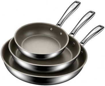 Redchef Titanium Ceramics Nonstick Frying 8, 9.5 & 11" Pans