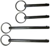 Tjpoto Replacement Parts 4 Hitch Pin Set Fits XLS XL for 2000 3000 Electra Models Wingbar New (NOT Fits 1000 1100 1500 1700 1800 Elite PRO Ultra ) for Total Gym