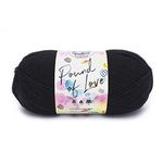 Lion Brand Yarn 550-153 Pound of Love Yarn, Black