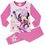 Disney Minnie Mouse Girls Nightwear Pyjama Set Age 18-24 Months Pink