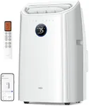 DREO Inverter Dual-Hose Portable Air Conditioners 740S, High Efficiency, 14000 BTU ASHRAE (10000 BTU DOE) 42dB Quiet Smart AC Unit, Drainage-Free, APP/Voice/Remote Control, for Bedroom & Large Room