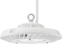 Lithonia Lighting JEBL 12L 40K 80CRI WH LED Economical Round Bay Light, 12, 000 Lumens, 4000K, 80 CRI, 4000k | Cool White
