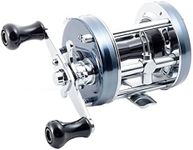 AbuGarcia Ambassadeur 6500CS Rocket Blue Gray Right Hand Double Handle Bass Ragyo Catfish Topwater Round Reel