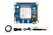 Waveshare SIM7600G-H 4G HAT Compatible with Raspberry Pi 4B/ 3B+/ 3A+/ 3B/ 2B/ 1B+/ 1A+/ Zero 2 W/Zero W/Zero and Jetson LTE Supports Cat-4 4G/ 3G/ 2G GNSS Positioning Global Band