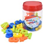 KandyToys 52 Piece Magnetic Numbers & Letters - Perfect for Educational Toys Fridge Magnets Spelling and Maths