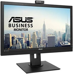 ASUS BE24DQLB 23.8 inch Full HD Video Conferencing Monitor, IPS, Full HD Webcam, Mic Array, Stereo Speakers, Mini-PC Mount Kit, Ergonomic Design, Black