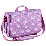 Messenger Bag for Kids,VASCHY Cute 15.6inch Laptop Crossbody School Bag for Boys Girls Teens Women Unicorn