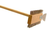 Chef Felton - CHEF504 - (Pack of 2) Classic Double-Sided Broiler Brush with Round Stainless Steel Wires