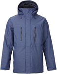 Burton Men's Breach Jacket, Textured Boro, XX-Large